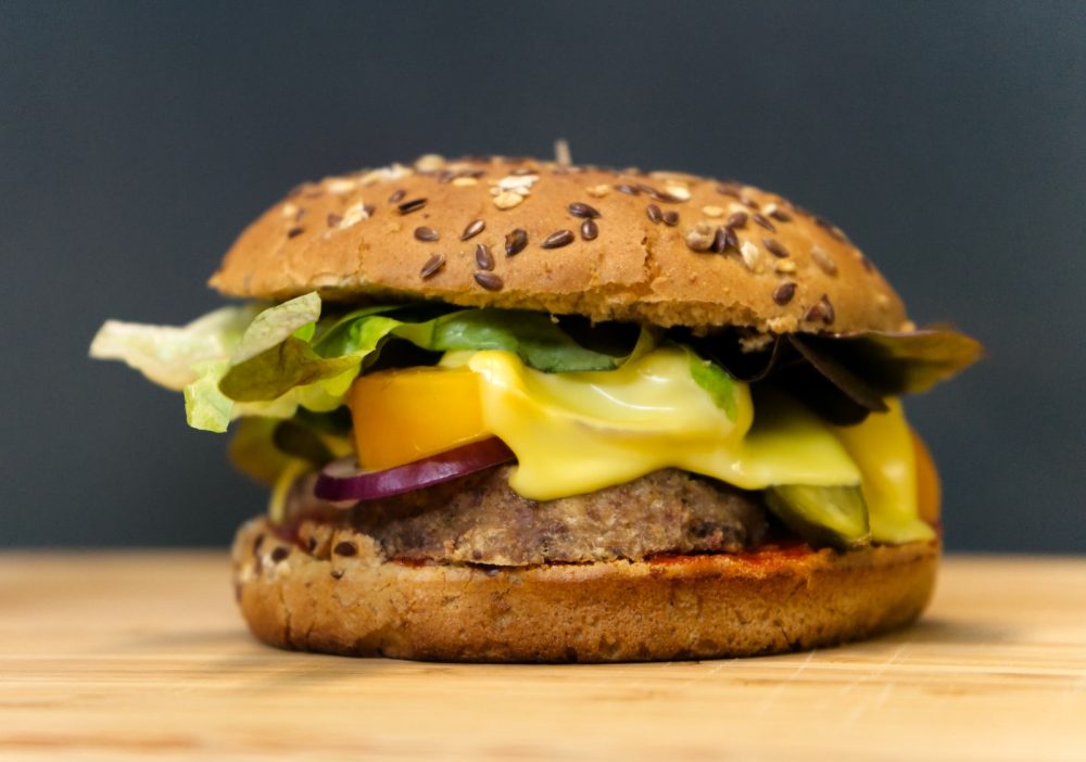 high protein vegetarian meals cheese burger